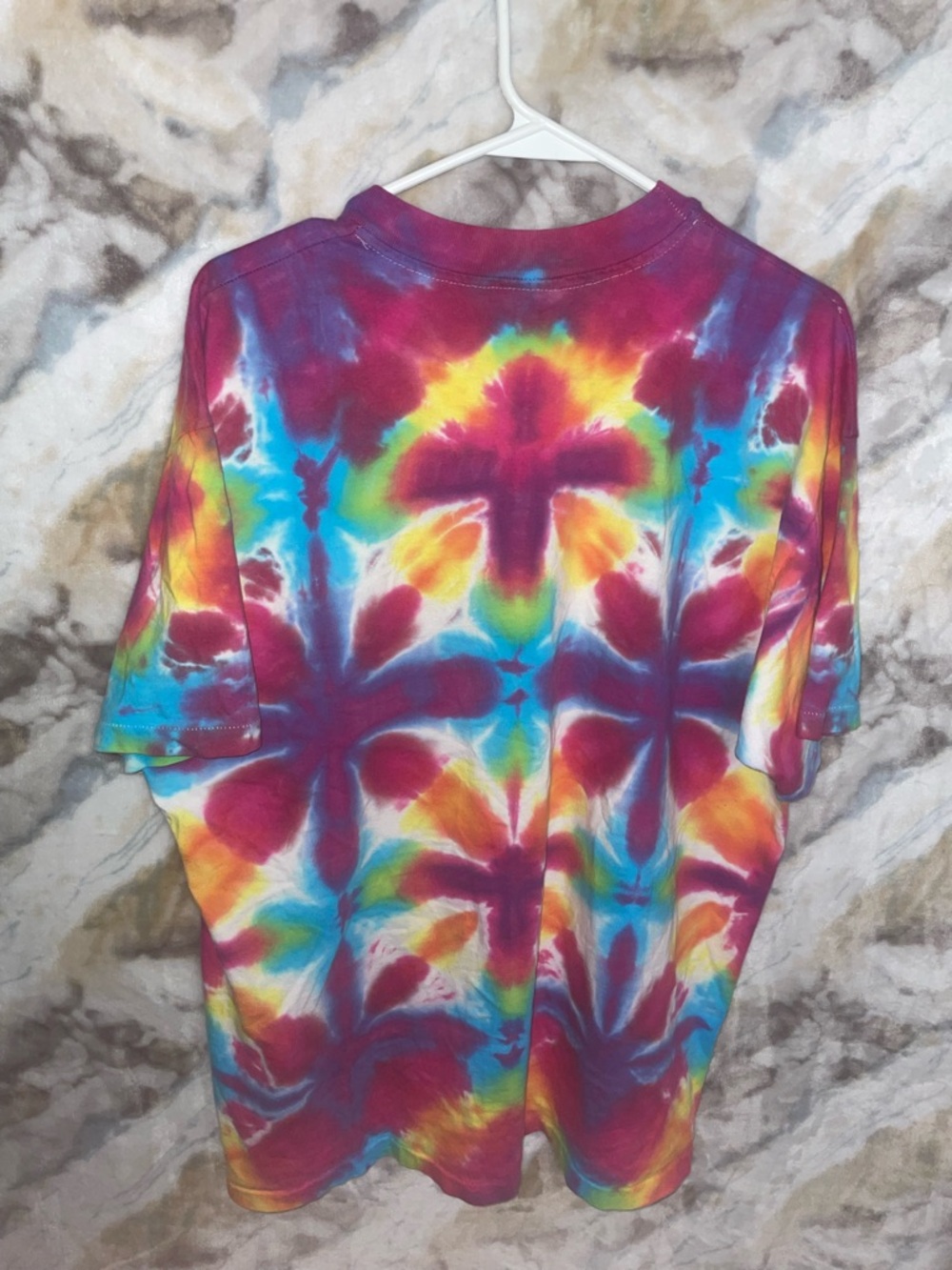 Vintage Vibrant Multicolor Tie-Dye Tee XL